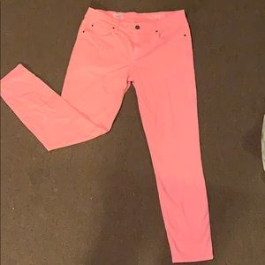 Colored skinny jeans